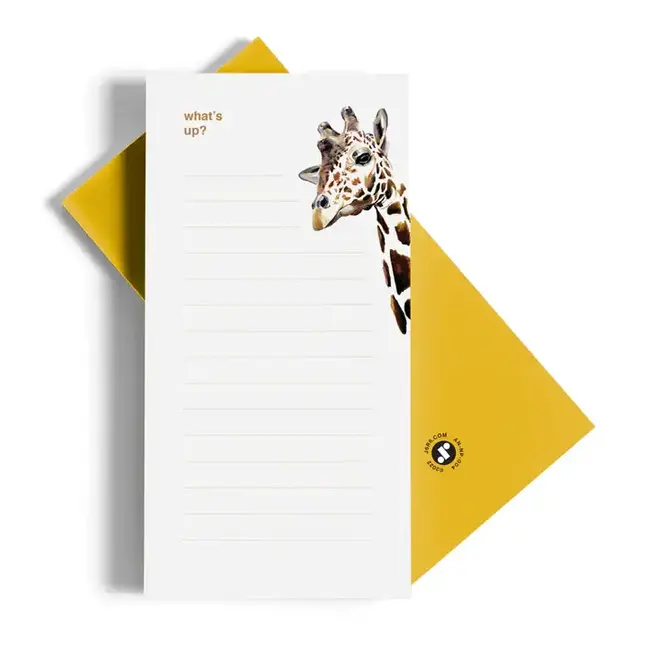 J6R6 Giraffe Notepad