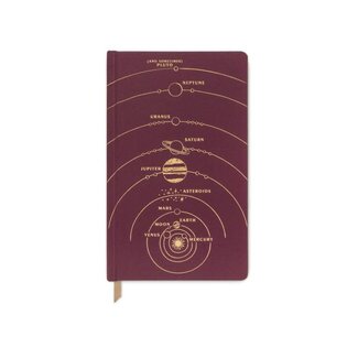 Bookcloth Journal Solar System