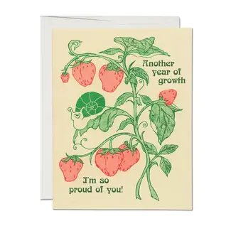 Another Year of Growth Birthday Card