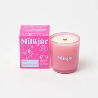Milk Jar Bloom Candle 8oz - Coconut Soy