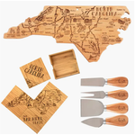 NC Set Charcuterie Board + Cheese Tools + Coasters
