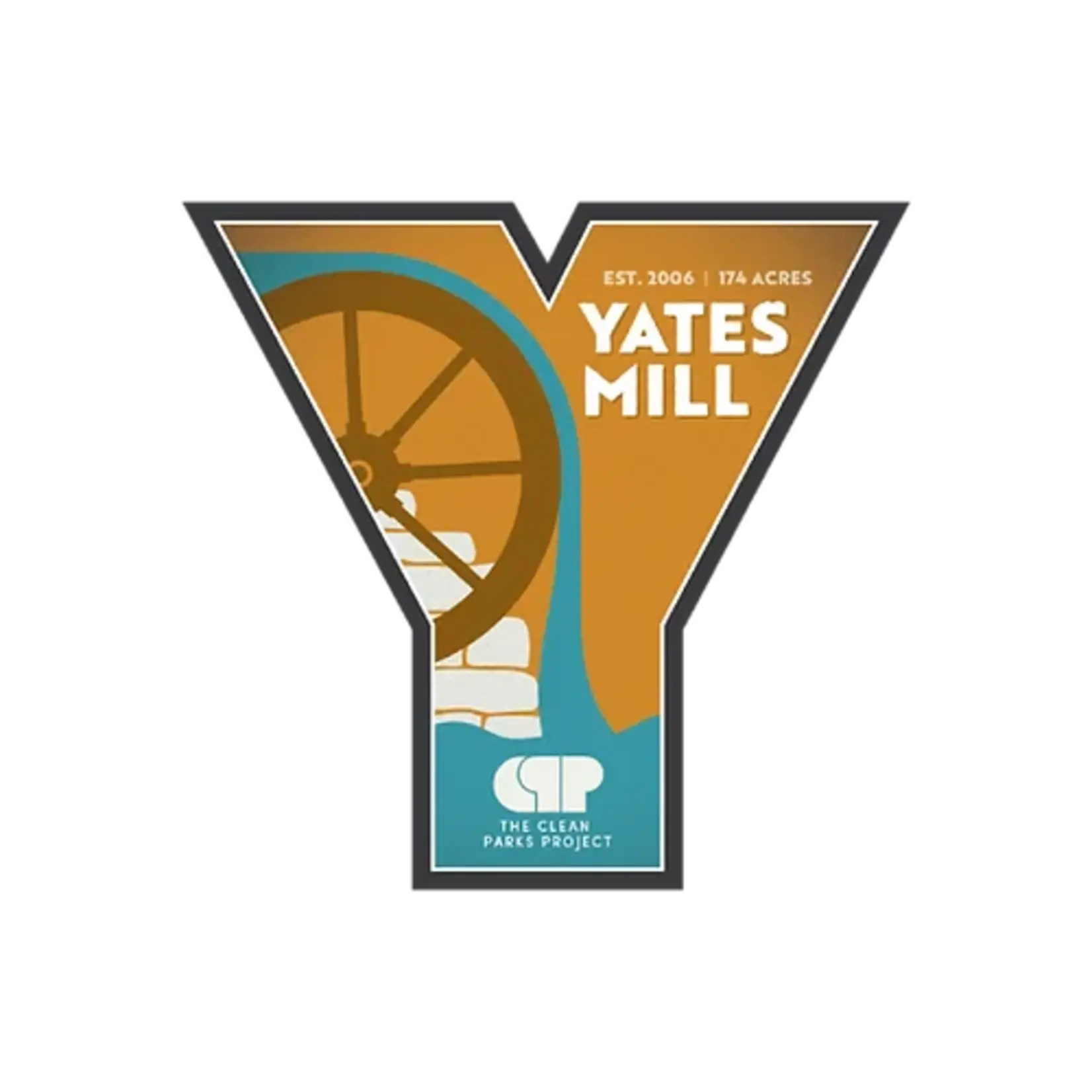 Clean Parks Project Yates Mill Pond Park Sticker