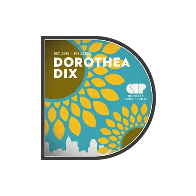 Clean Parks Project Dorthea Dix  Park Sticker