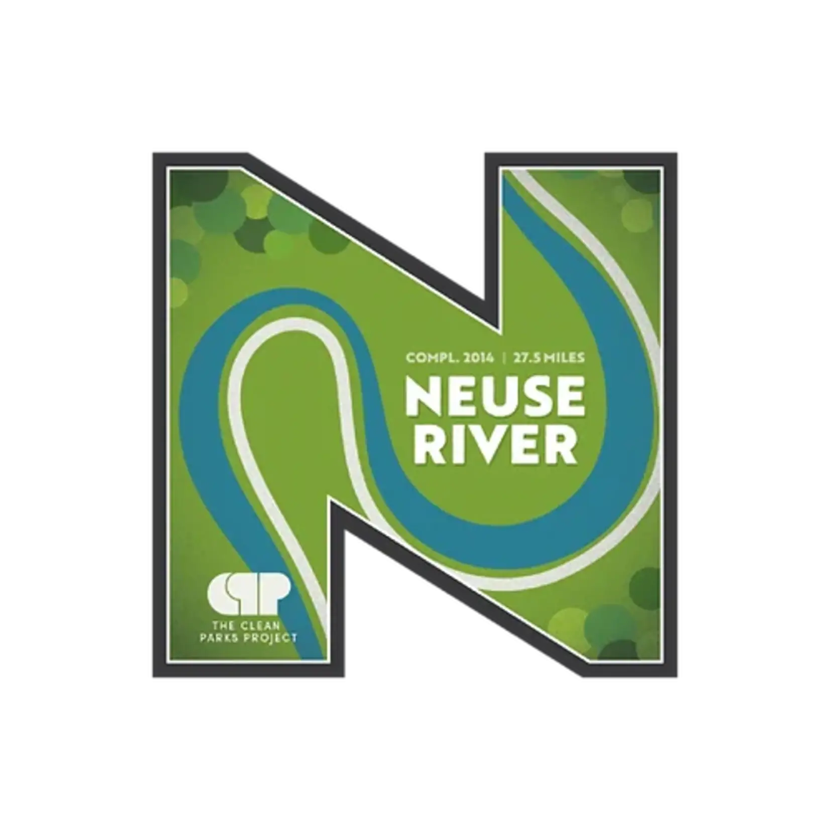 Clean Parks Project Neuse River Greenway Trail Sticker