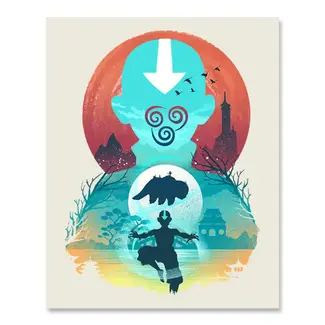 Fuzzy Ink Fuzzy Ink Air Bender Sticker