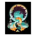 Fuzzy Ink Fuzzy Ink Demon Slayer Tanjiro Sticker