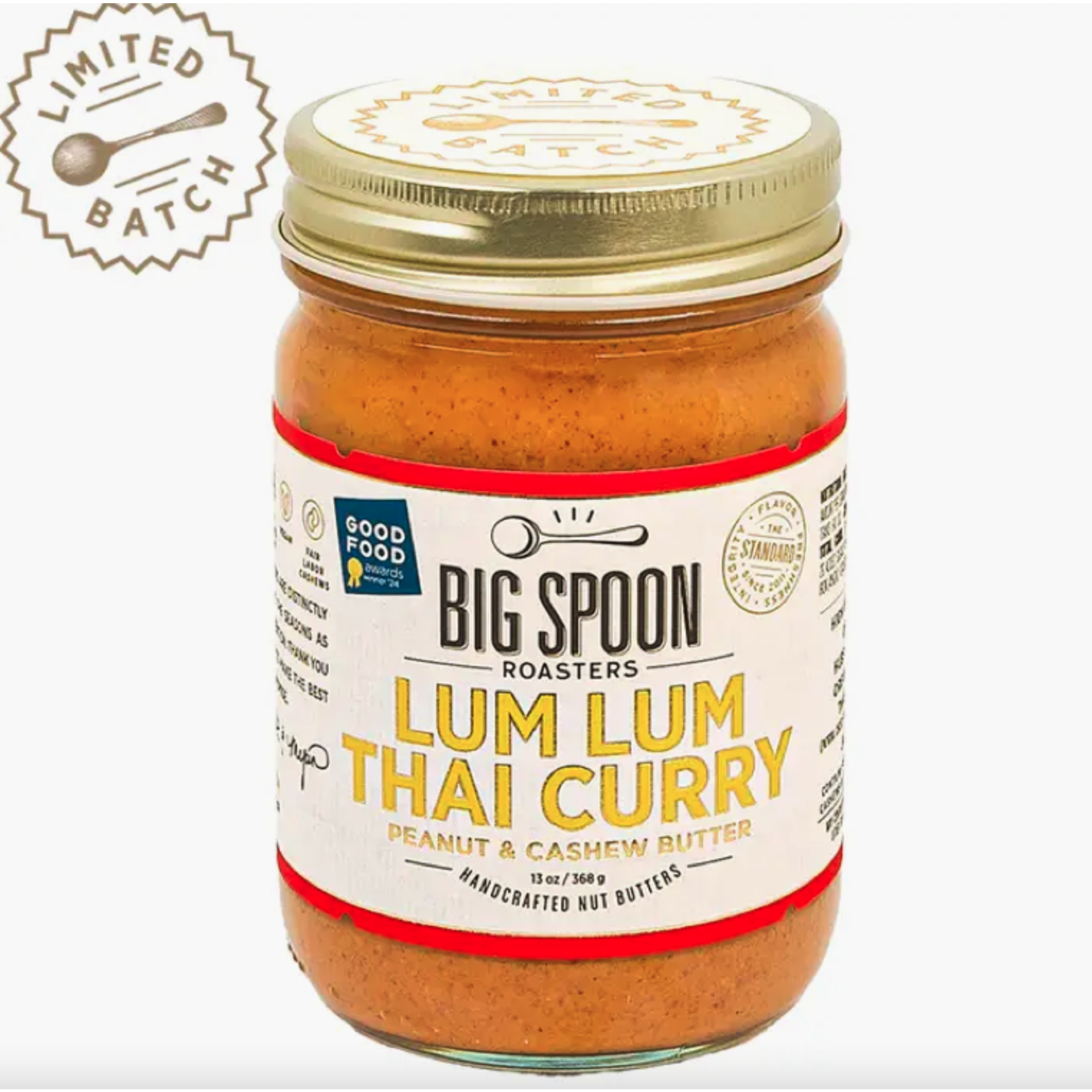 Big Spoon Roasters Big Spoon Butter 13oz Lum Lum Thai Curry Peanut & Cashew