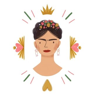 Aviate Press Print Frida 8 x 10