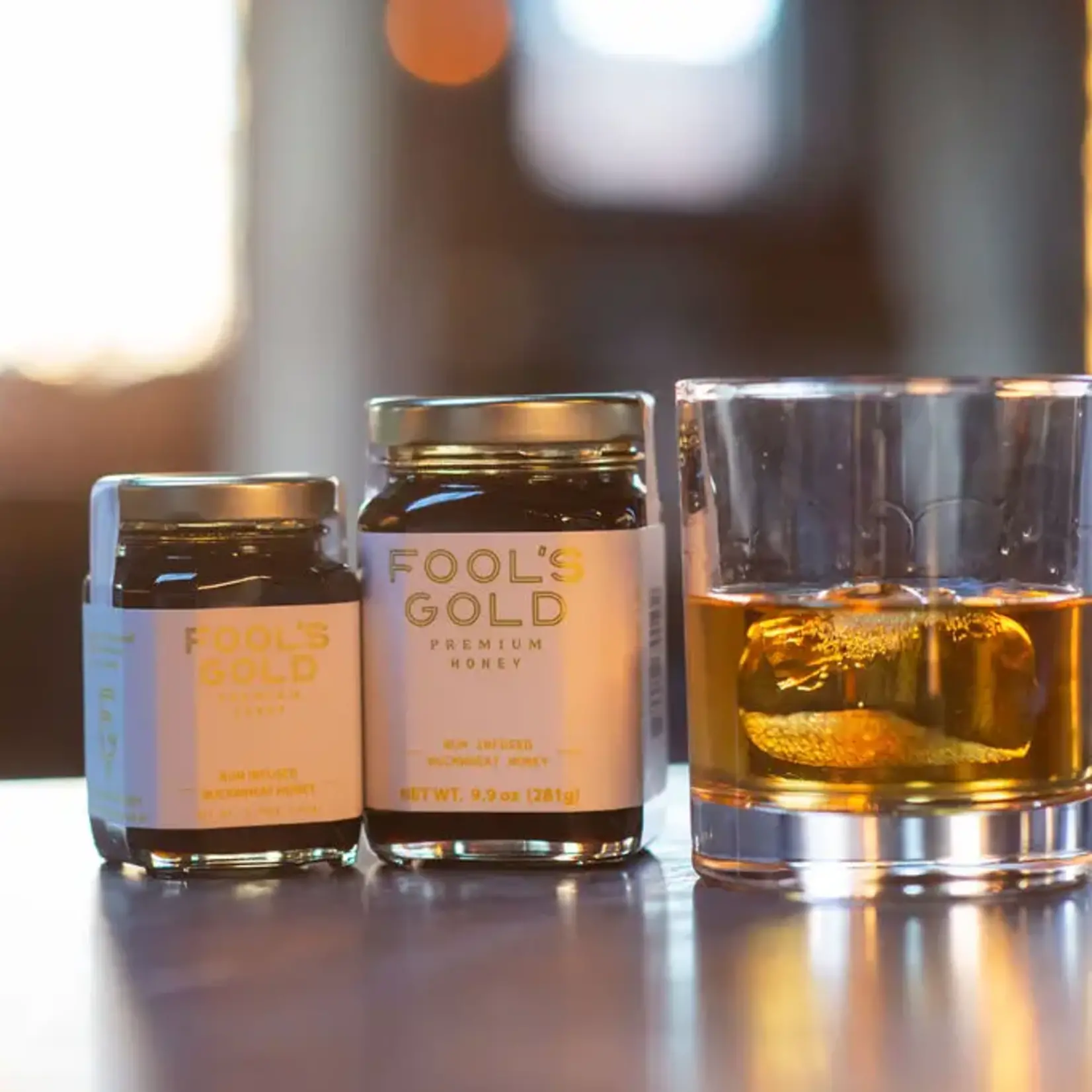 Fool's Gold Honey NC Honey Rum Infused Buckwheat 5.75 oz