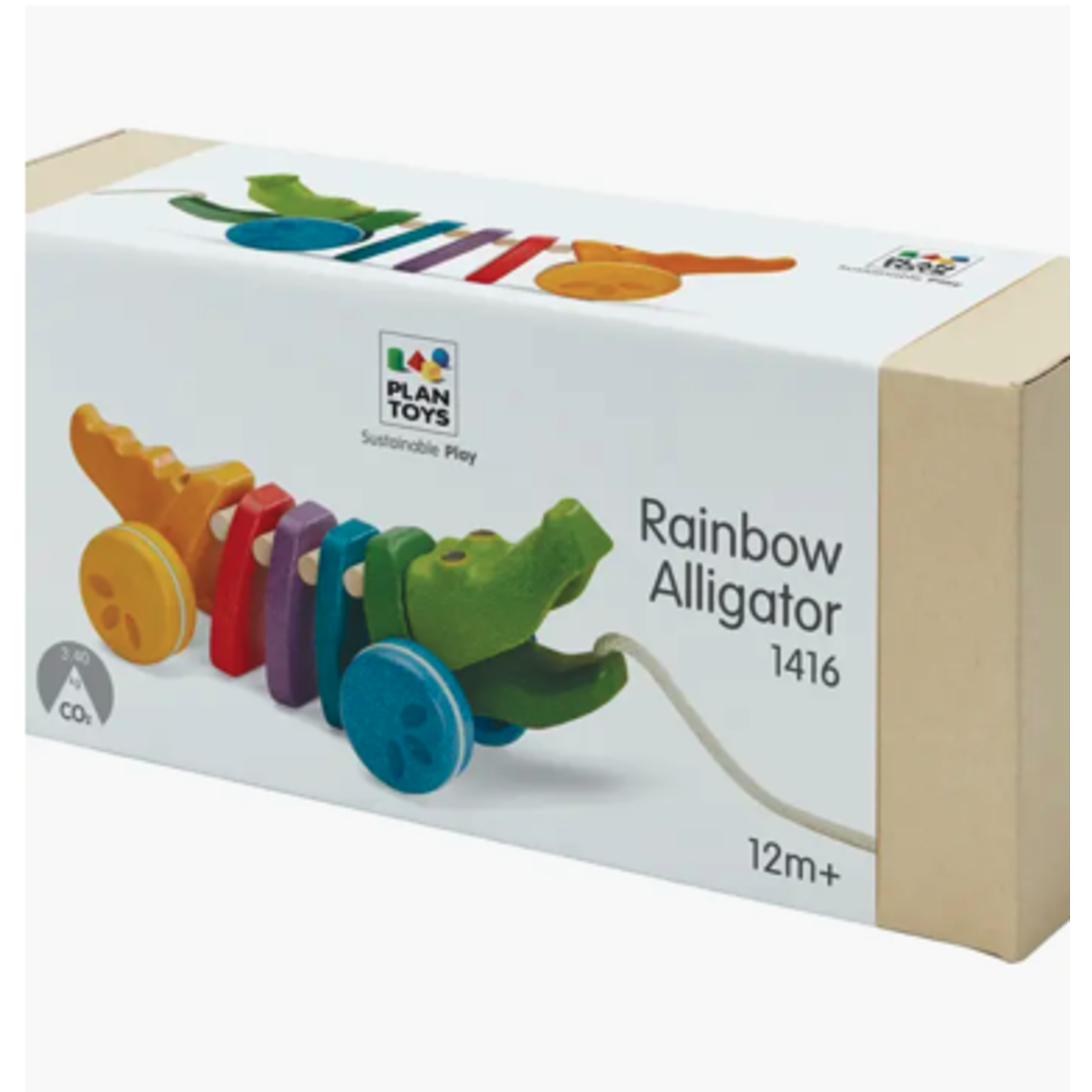 Rainbow Alligator Pull Toy