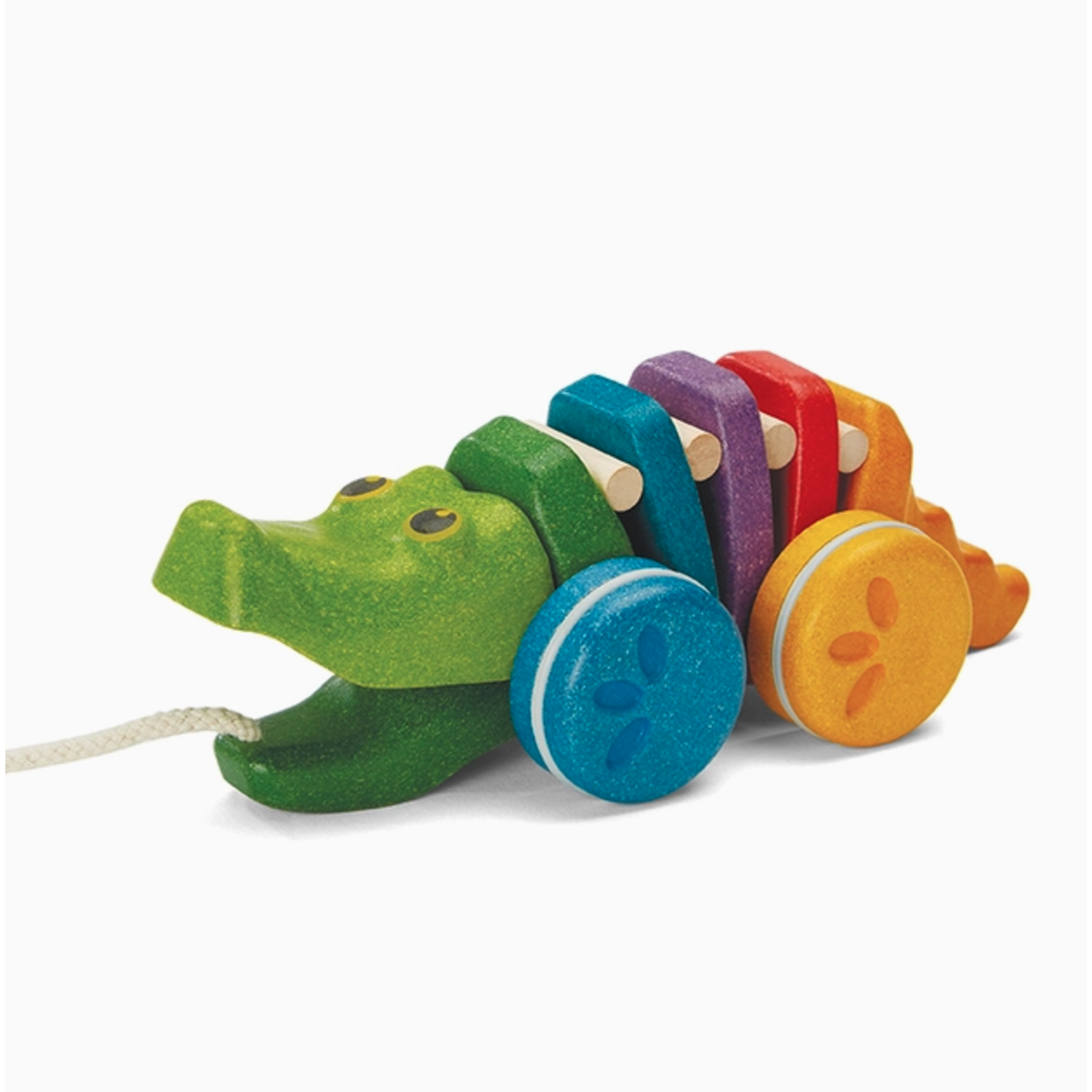 Rainbow Alligator Pull Toy