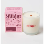 Milk Jar Dandy Candle 8oz - Mahogany, Firewood, Pine Coconut