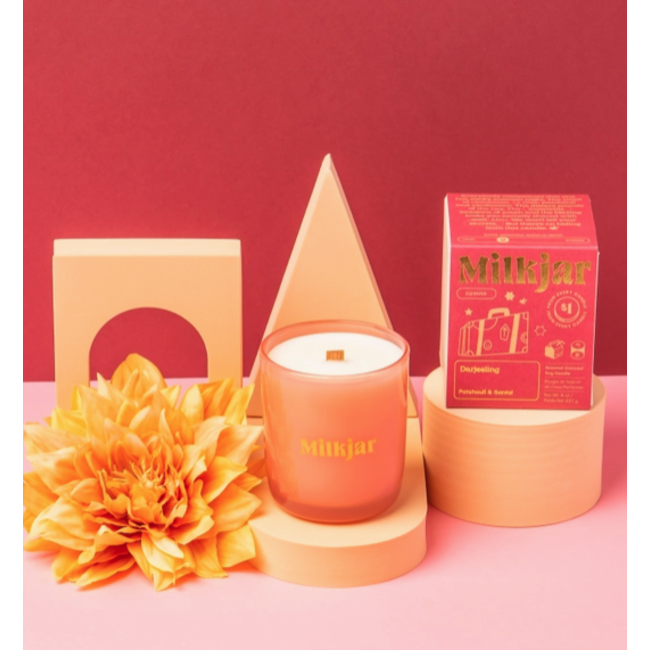 Milk Jar Darjeeling Candle 8oz - Patchouli, Santal Coconut