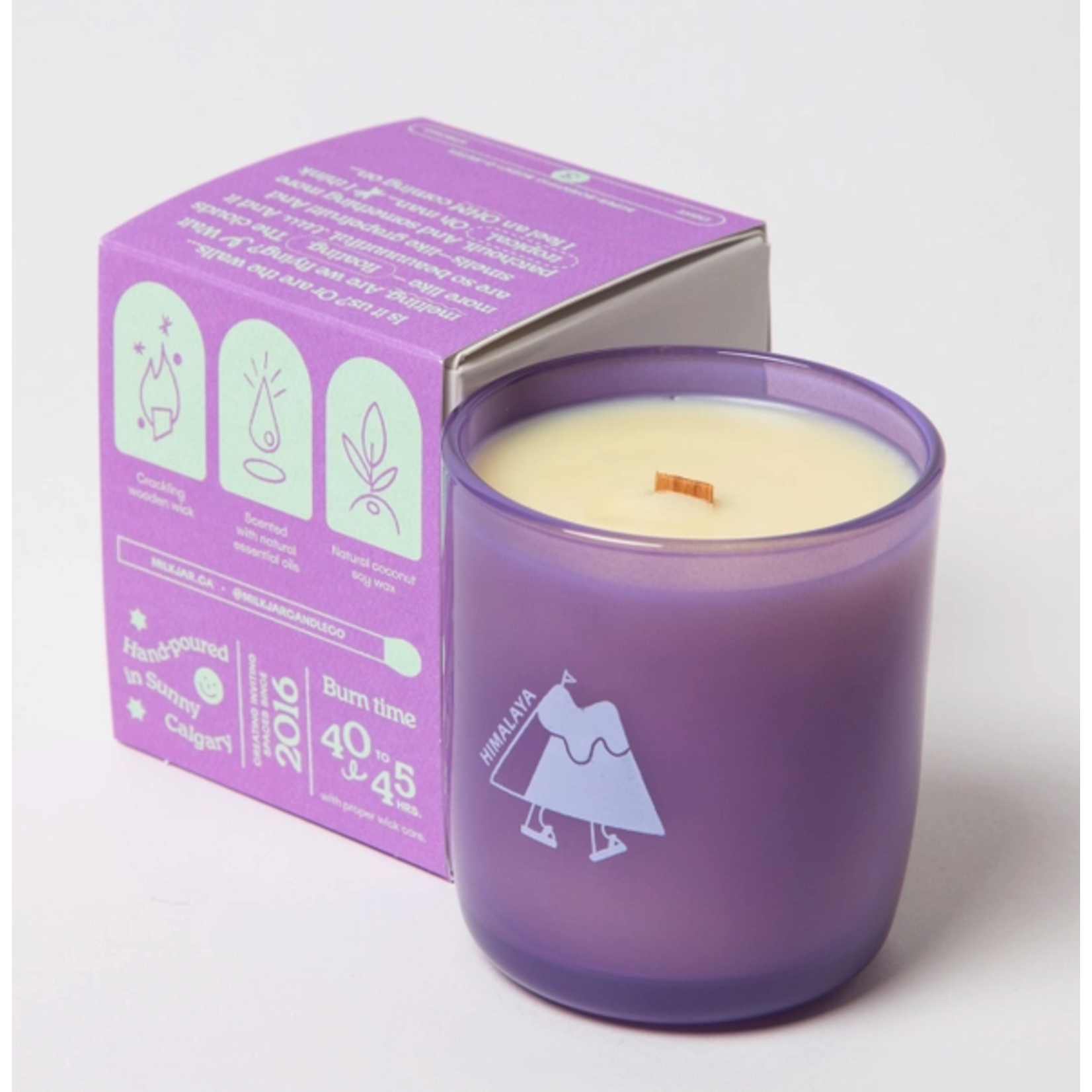 Milk Jar Himalaya Candle 8oz - Coconut Soy