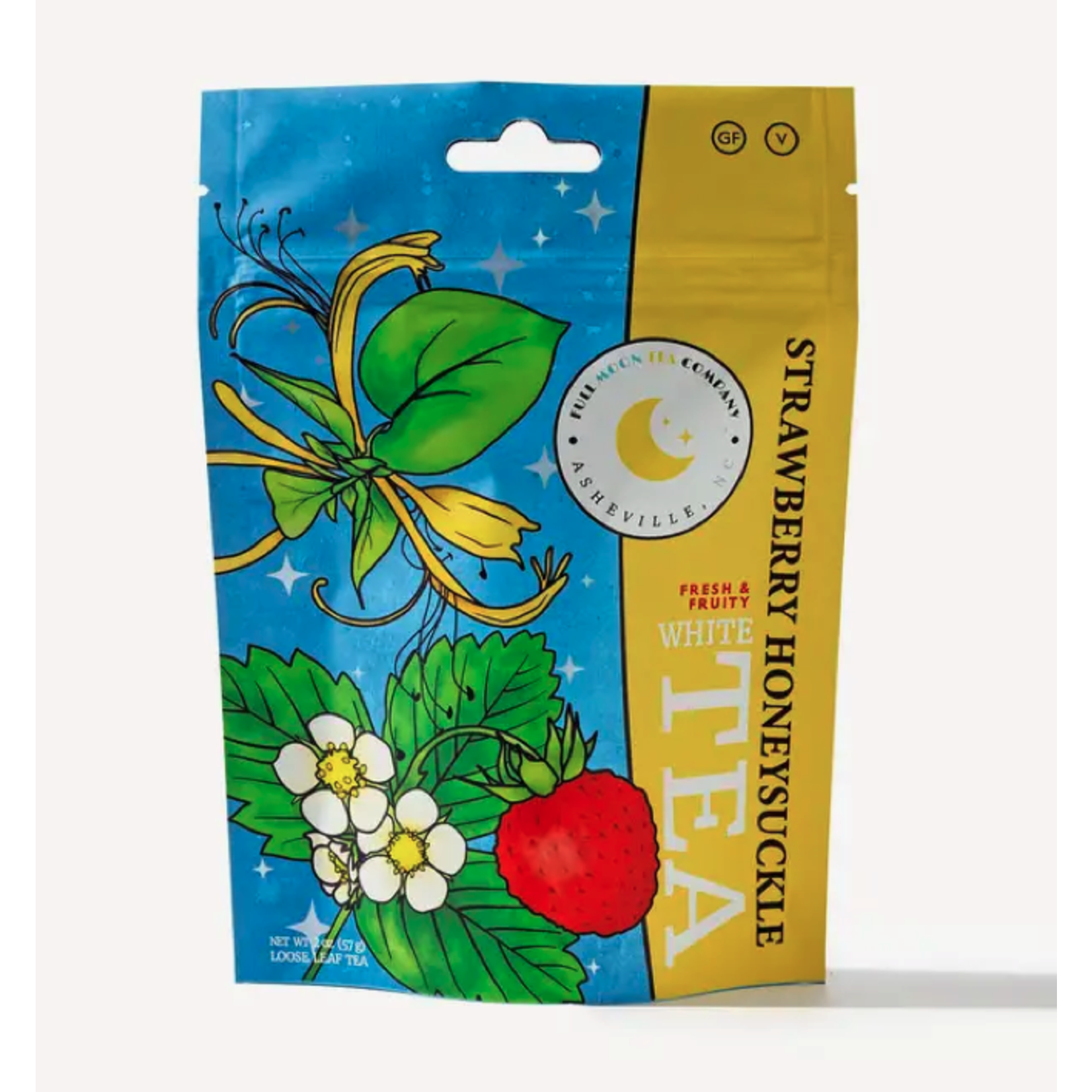 Full Moon Tea -  Strawberry Honeysuckle White
