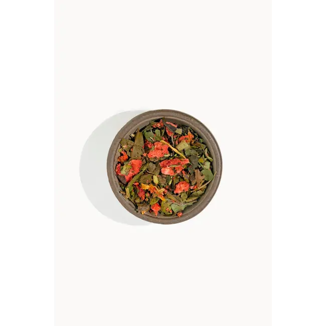 Full Moon Tea Company Strawberry Honeysuckle White Loose Leaf Tea