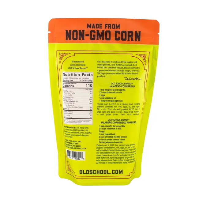 Old School Brand Old School Jalapeno Cornbread Mix