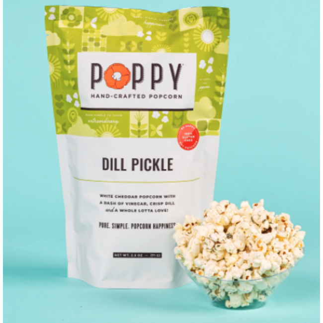 Poppy Handcrafted Popcorn Poppy Popcorn - Dill Pickle