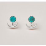 Stone Moon Phase Ear Jacket