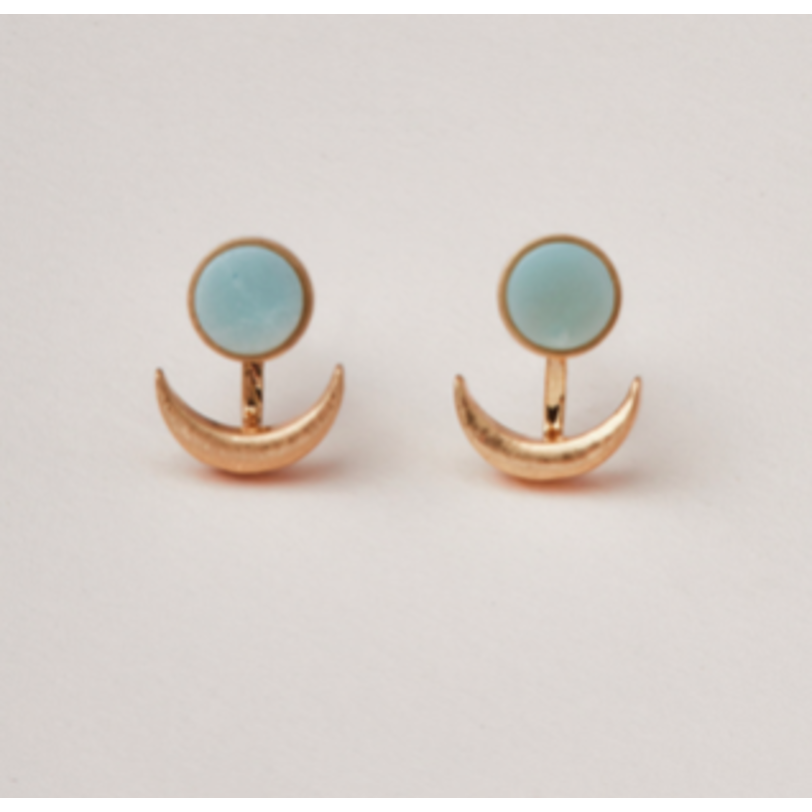 Stone Moon Phase Ear Jacket