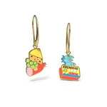 Yellow Owl Hanging Earrings Charcuterie & Fish