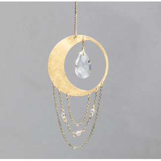Mini Suncatcher Crescent Moon/Balance