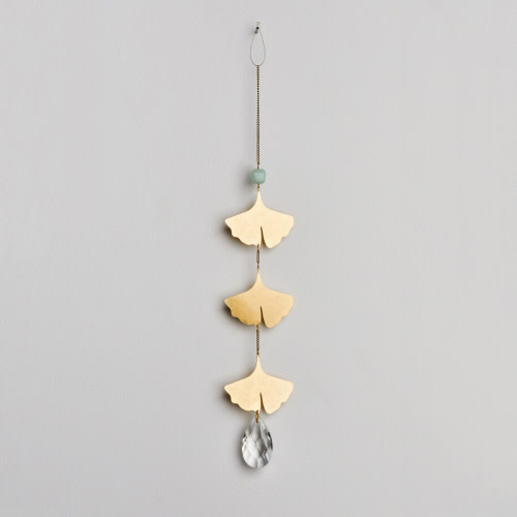Suncatcher Botanical Leaf/Amazonite