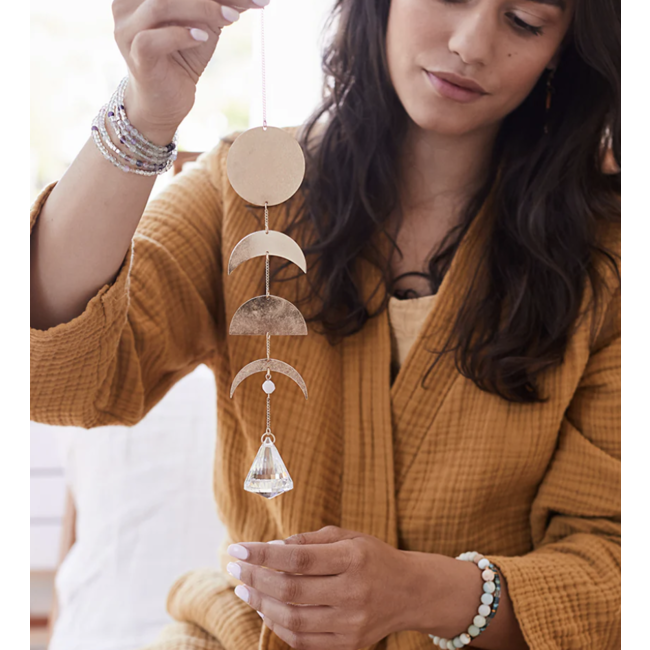 Suncatcher Moon Phase/Moonstone