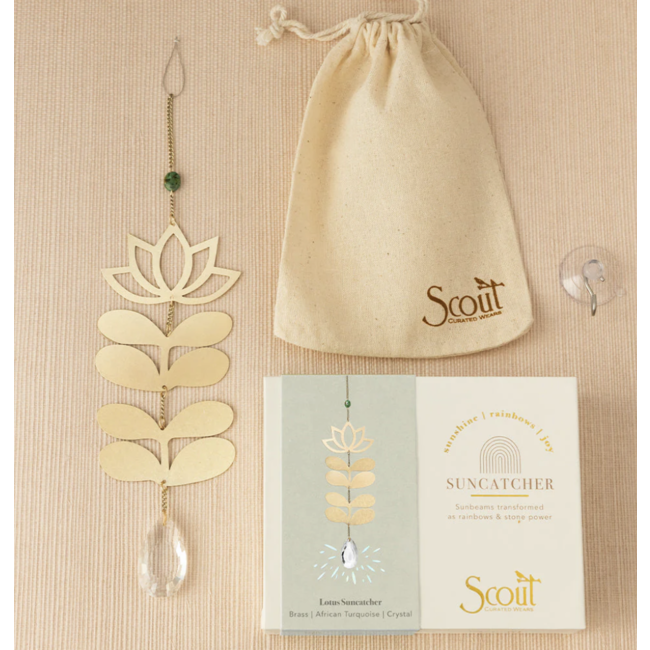 Suncatcher Lotus/Turquoise