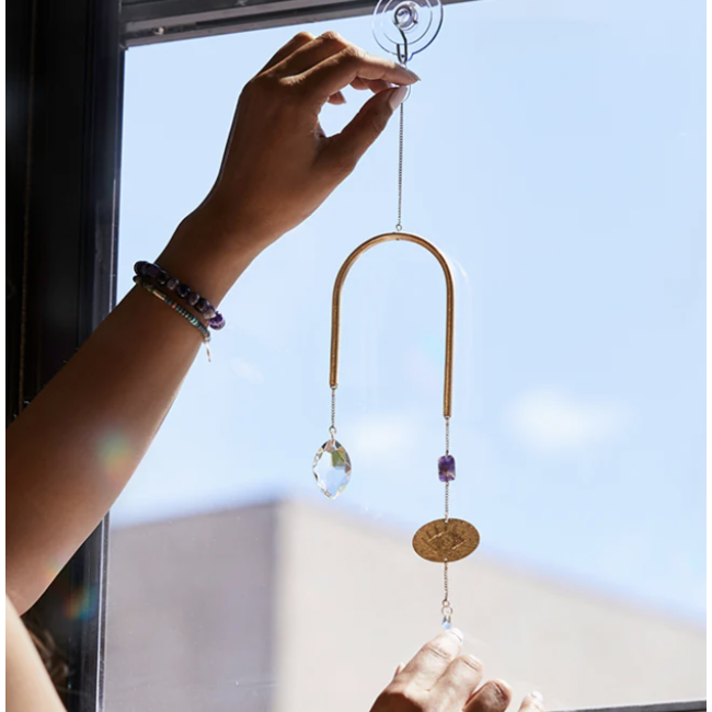 Suncatcher Evil Eye/Amethyst