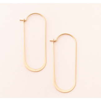 Refined Earrings Cosmic Oval