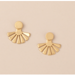 Refined Earrings Sunburst Ear Jacket