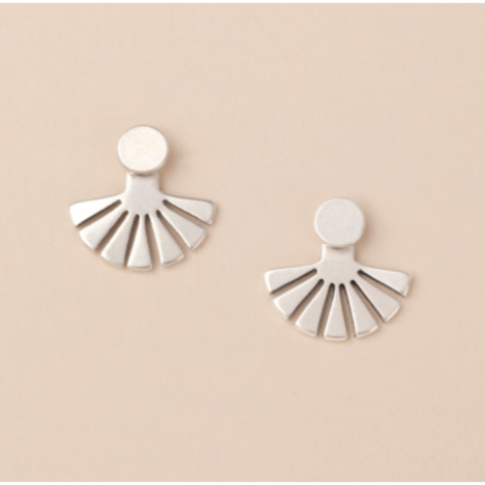 Refined Earrings Sunburst Ear Jacket
