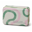 Everyday Tin 5oz Pink Green Squiggle - Misted Lime