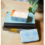 Everyday Tin 5oz Ivory Blue Flower - Teakwood + Jasmin