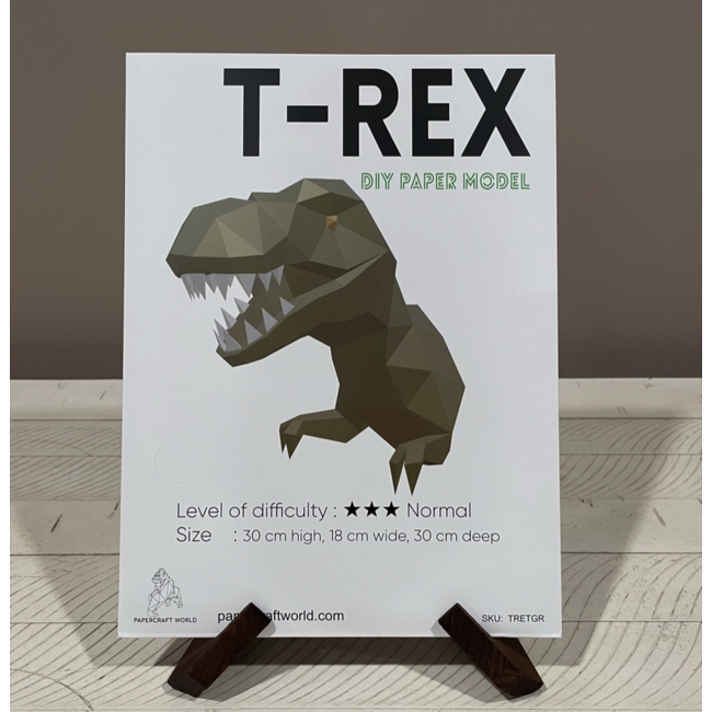 Paper Model Kit T-Rex