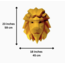 Paper Model Kit Lion Head
