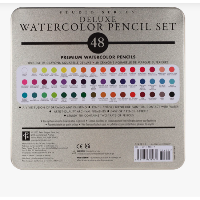 Studio Series Deluxe Watercolor Pencils (48)