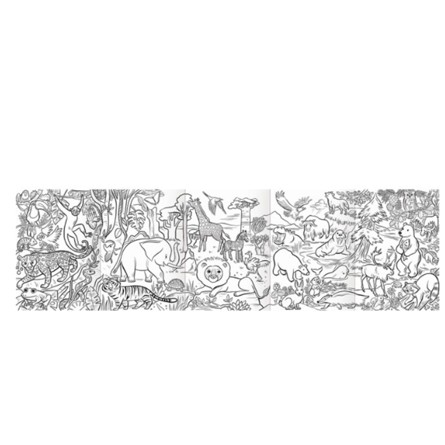 Wild Animals Mini Mural