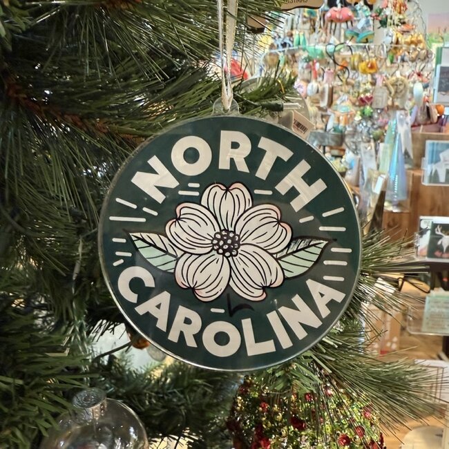 Savannah Bridges NC Dogwood Ornament