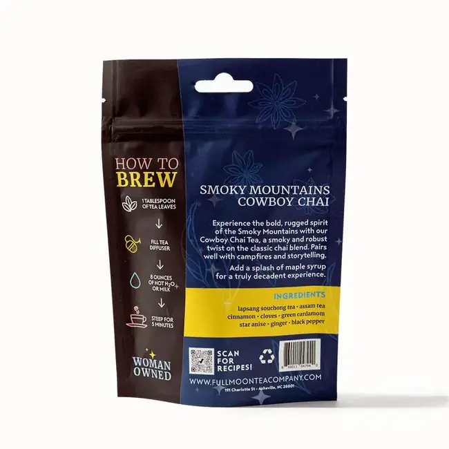 Full Moon Tea Company Smoky Mountains Cowboy Chai Loose Leaf Tea