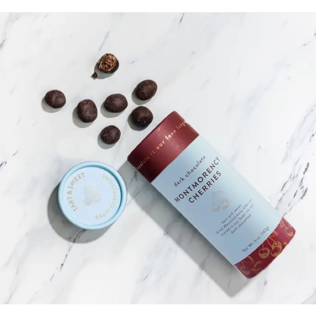 French Broad Chocolate Dark Chocolate Covered Montmorency Cherries 5oz