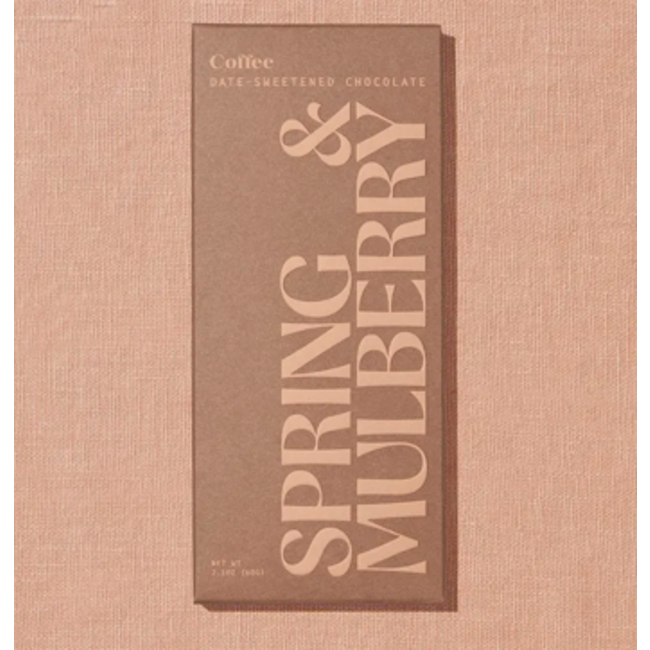 Spring + Mulberry Spring + Mulberry 2.1oz - Coffee Date-Sweetened Dark Chocolate