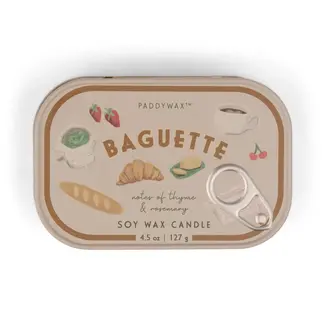 Bistro Tin Candle - French Baguette