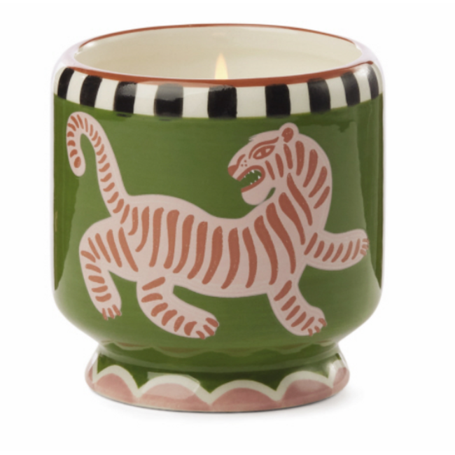 A Dopo Candle 8oz Tiger - Black Cedar & Fig