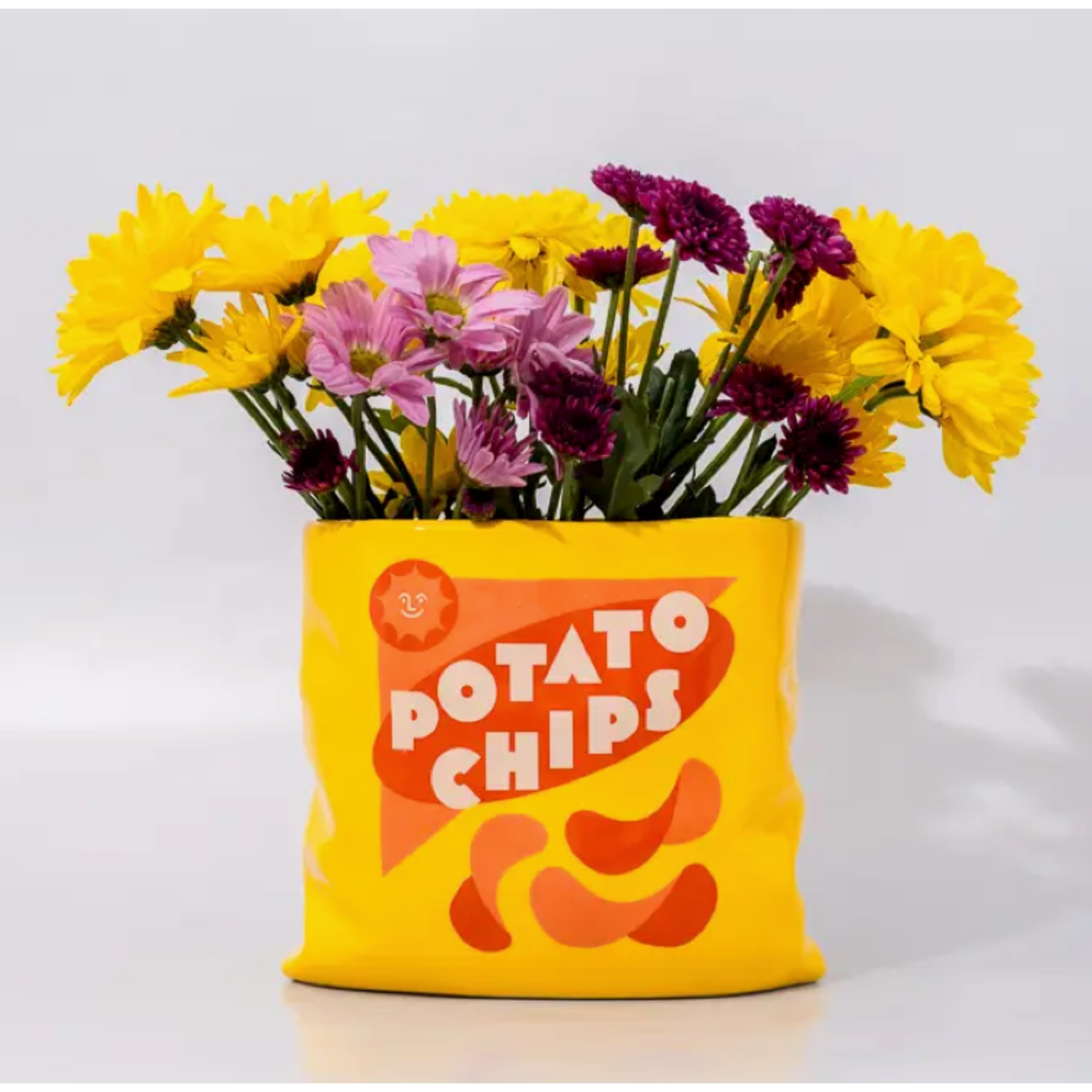 Ceramic Vase Potato Chips