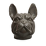 Stoneware French Bulldog Head Vase