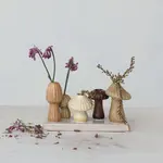 Stoneware Mushroom Multi-Vase