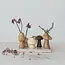 Stoneware Mushroom Multi-Vase