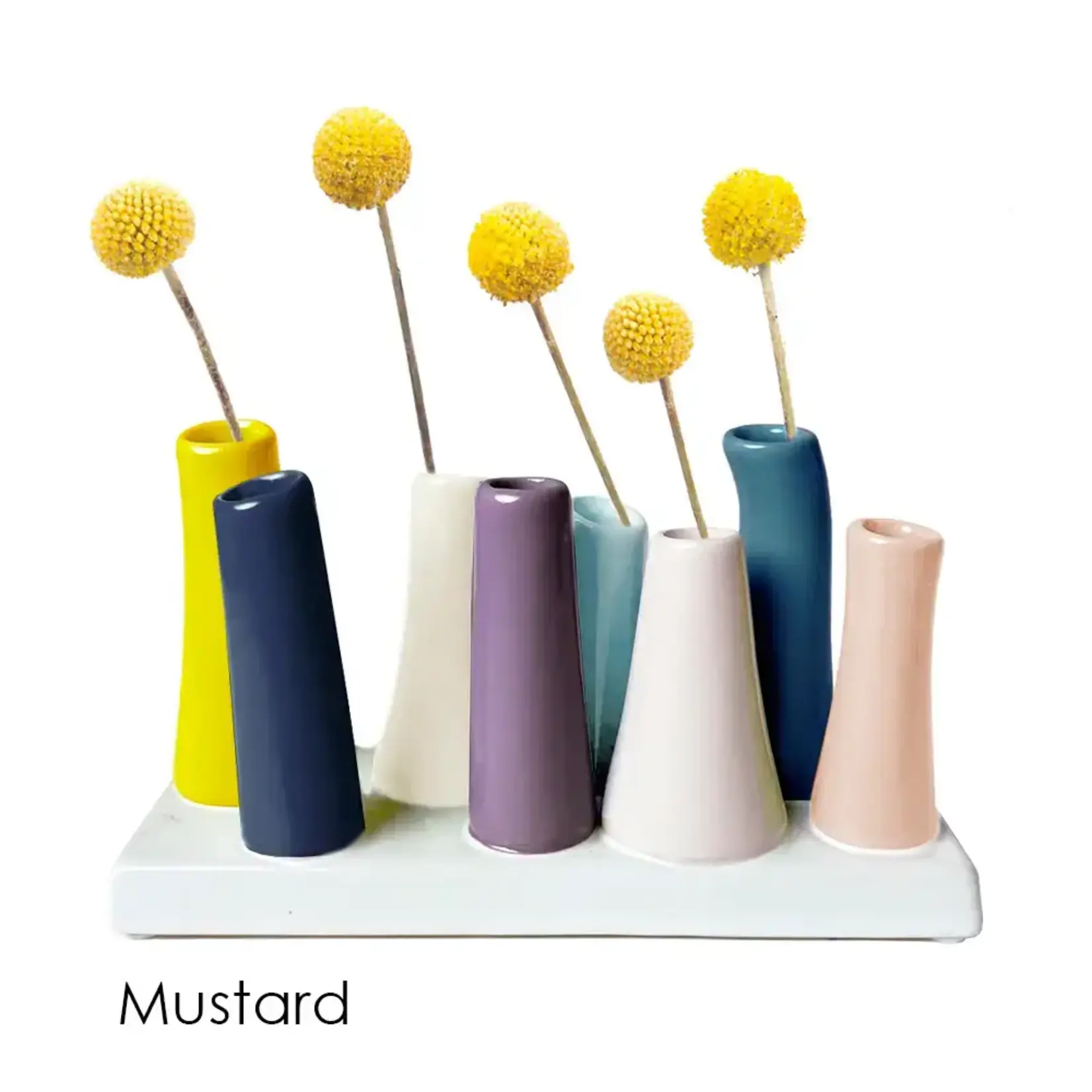 Pooley Vase Mustard